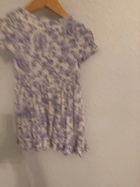 Posh Peanut Cream Dress with Lavender Storybook Print - Picture 3 of 3